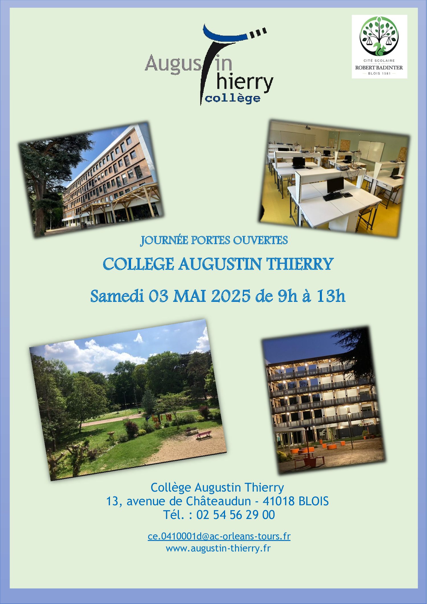 AFFICHE JPO 2025 collège